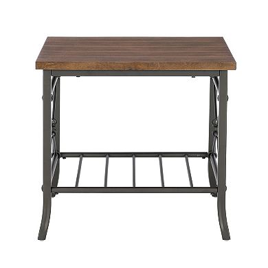 Linon Verson Metal Occasional Table 3-Piece Set