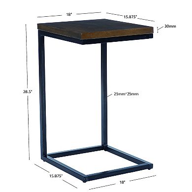 Linon Braniff C Accent Table