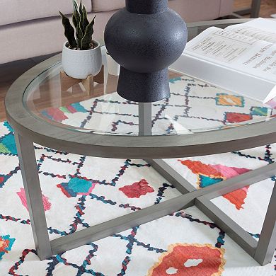 Linon Barnett Coffee And End Table 3-Piece Set