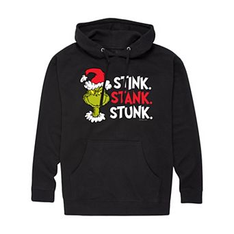 Men's Dr. Seuss Grinch Stink Stank Stunk Graphic Hoodie