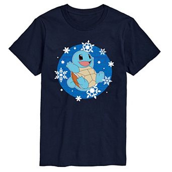 Men's Pokemon Squirtle Snowflake Graphic Tee