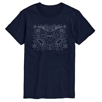 Men's Pokemon Frosmoth Winter Floral Graphic Tee