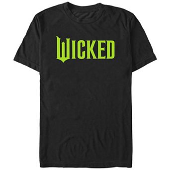 Men's Wicked Fluorescent Green Logo Graphic Tee