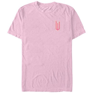 Men's Wicked Pink W Glinda On The Back Color Comfort Graphic Tee