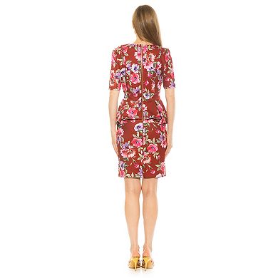 Women's ALEXIA ADMOR Atlas V-Neck Sheath Dress
