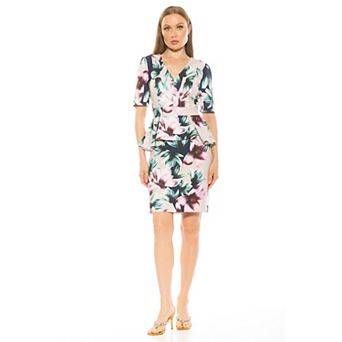 Women's ALEXIA ADMOR Atlas V-Neck Sheath Dress