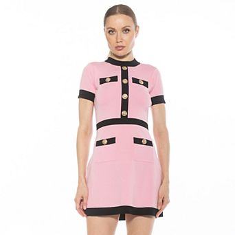 Women's ALEXIA ADMOR Beatrix Short Sleeve Fit & Flare Dress