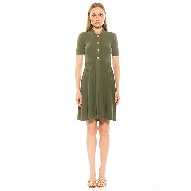 Women's ALEXIA ADMOR Soren Knit Fit & Flare Dress