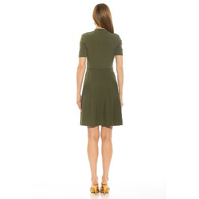 Women's ALEXIA ADMOR Soren Knit Fit & Flare Dress