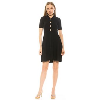 Women's ALEXIA ADMOR Soren Knit Fit & Flare Dress