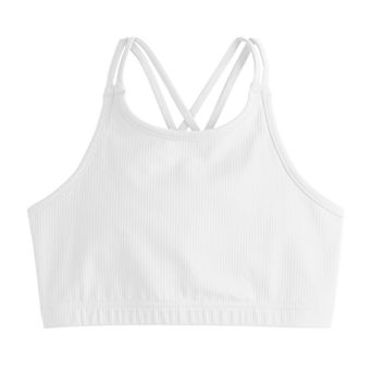 Girls 7-20 Tek Gear® Cross Back Sports Bra in Regular & Plus Size