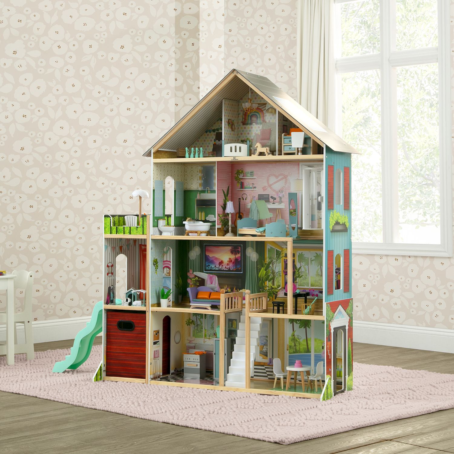 Аксессуары для кукол Delta Children Deluxe Maui 4-Story Dollhouse — фото 3