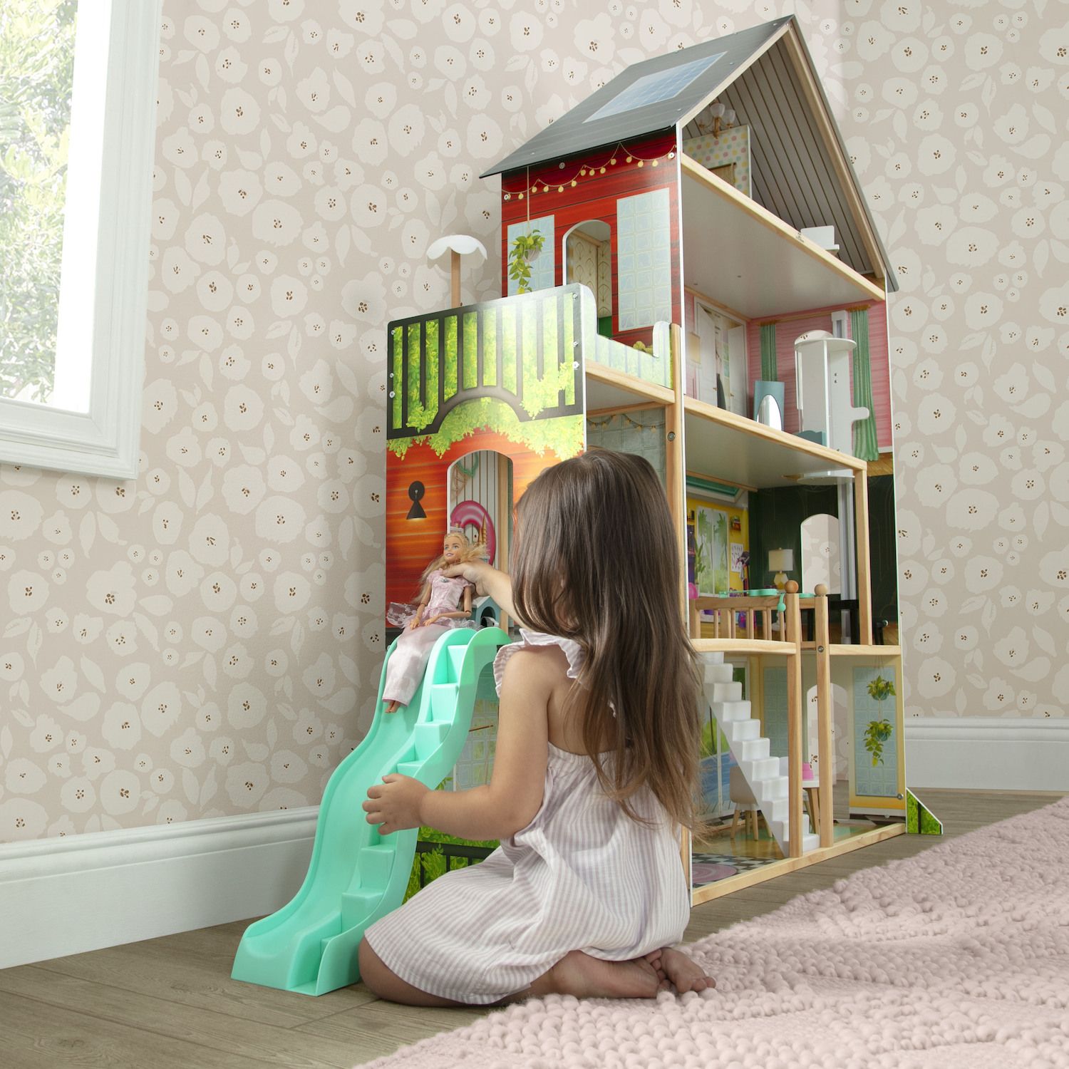 Аксессуары для кукол Delta Children Deluxe Maui 4-Story Dollhouse — фото 4