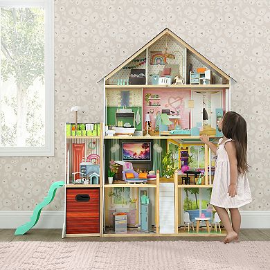 Delta Children Deluxe Maui 4-Story Dollhouse