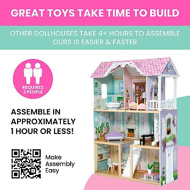 Delta Children MySize Large 3-Story Dollhouse