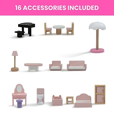 Delta Children Little Gem 3-Story Dollhouse