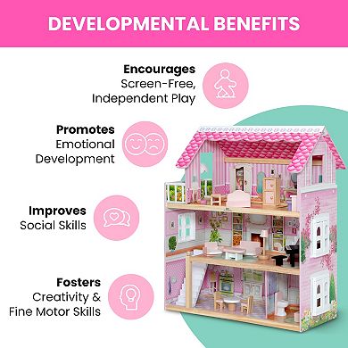 Delta Children Little Gem 3-Story Dollhouse