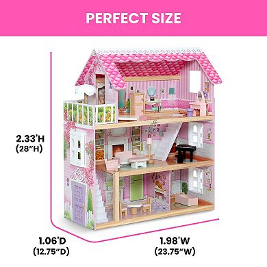 Delta Children Little Gem 3-Story Dollhouse