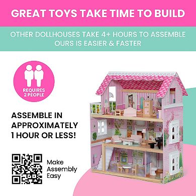 Delta Children Little Gem 3-Story Dollhouse