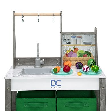 Delta Children Gourmet All-in-One Corner Play Kitchen Playset