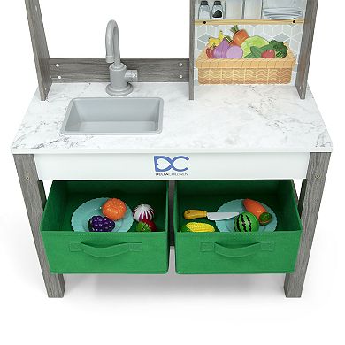 Delta Children Gourmet All-in-One Corner Play Kitchen Playset