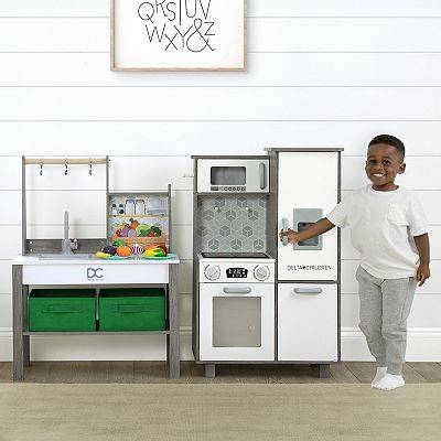 Delta Children Gourmet All in One Corner Play Kitchen Playset