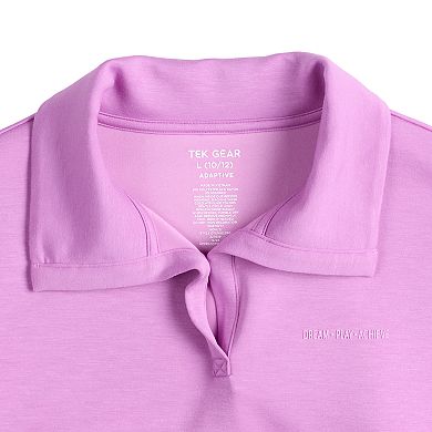 Girls 7-16 Tek Gear® Adaptive Collared Pullover