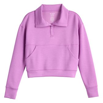 Girls 7-16 Tek Gear® Adaptive Collared Pullover
