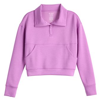 Girls 7-16 Tek Gear® Adaptive Collared Pullover