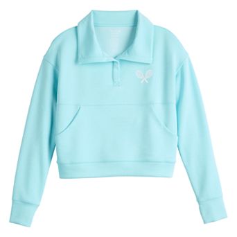 Girls 7-16 Tek Gear® Adaptive Collared Pullover