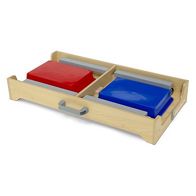 Delta Children Play N Store Building Bricks Play Table with 100+ Play Bricks