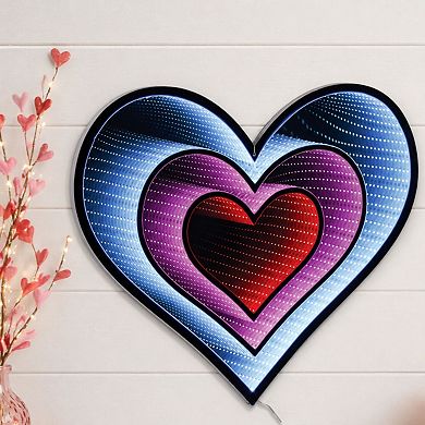 Melrose Triple Heart EkkoLight Wall Decor