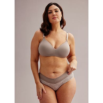 Warners No Pinching, No Problems® Dig-Free Comfort Waist with Lace Microfiber Hipster 5609J