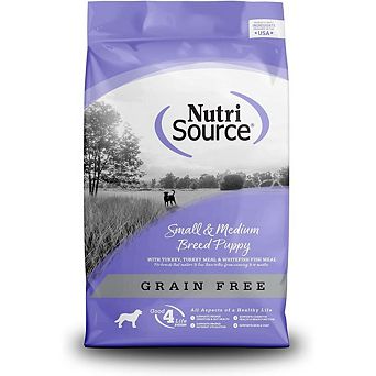 Turkey, Whitefish And Menhaden Fish Meal Grain Free Small And Medium Breeds Puppy DryDogFood -26 Lb