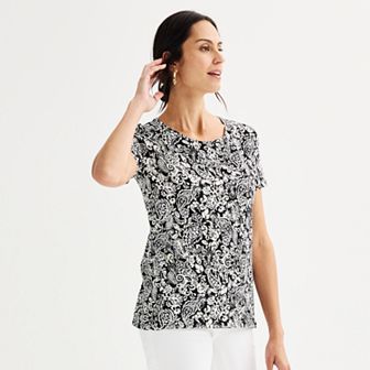 Women's Croft & Barrow® Essential Crewneck Tee