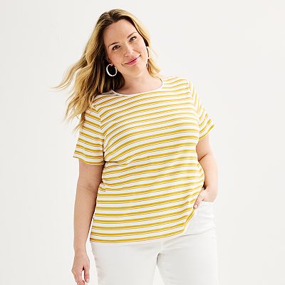 Croft&amp;Barrow CLASSIC TEE トップス Women's Croft & Barrow® Classic Crewneck Tee