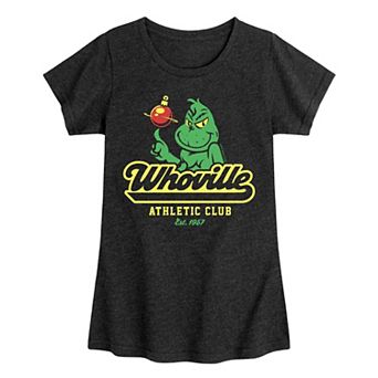 Girls 7-16 Dr. Seuss Whoville Athletic Club Graphic Tee