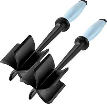 Zulay Kitchen 2 Pack Ground Beef Chopper Tool Hamburger Smasher Tool