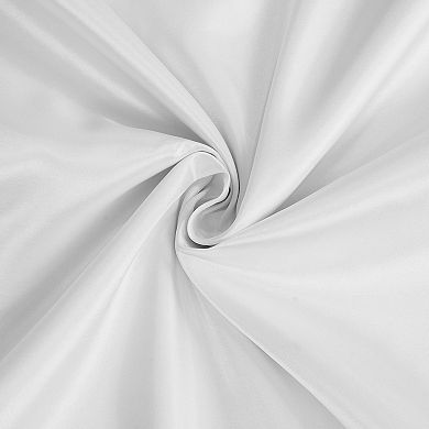 EFF 1-Panel Faux Silk Taffeta Pleated Blackout Curtain