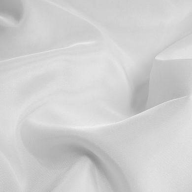 EFF 1-Panel Faux Silk Taffeta Pleated Blackout Curtain