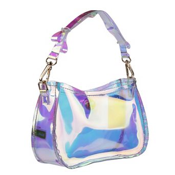 Girls Elli by Capelli Iridescent Hobo Crossbody Bag