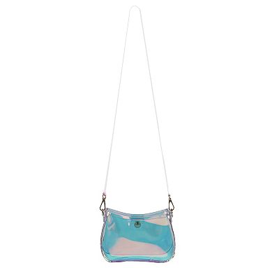 Girls Elli by Capelli Iridescent Hobo Crossbody Bag