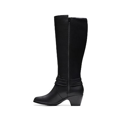 knee length dresses for ladies Women's Lorthey Dress Boots - Black Leather