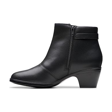 Clarks® Emily2 Belle Women's Leather Dress Ankle Boots