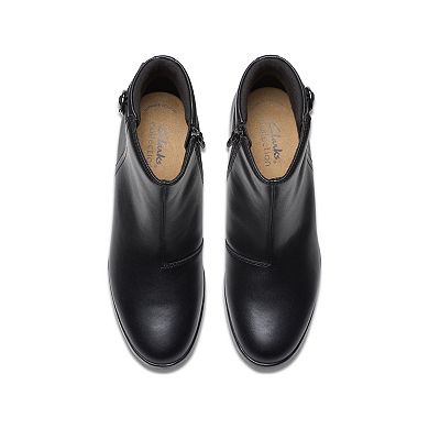 Clarks® Emily2 Belle Women's Leather Dress Ankle Boots