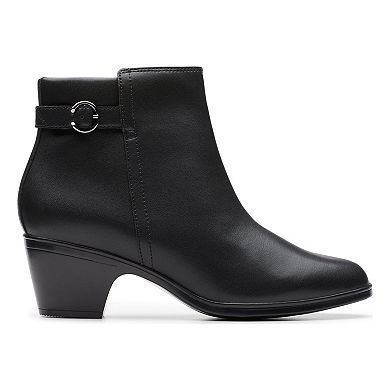Clarks® Emily2 Belle Women's Leather Dress Ankle Boots