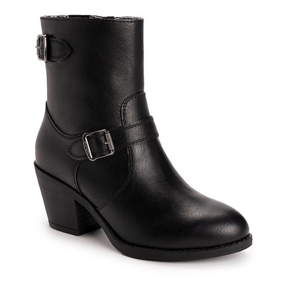 MUK LUKS Yellowstone Yeats Women's Ankle Boots - Black (9)