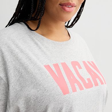Plus Size Sonoma Goods For Life® Boxy Tee