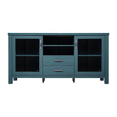 Merrick Lane Buffet Sideboard Cabinet W/ Engineered Wood, 2 Drawers, 2 Doors
