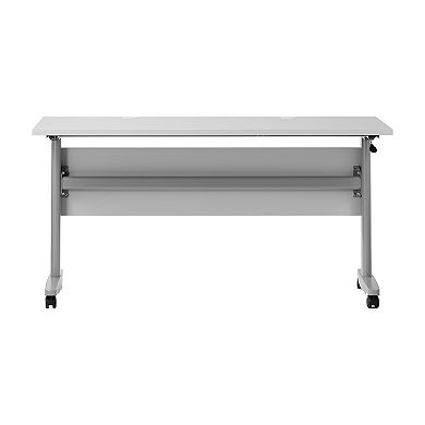 Emma And Oliver T-leg Training Table With Nesting Design And Metal Frame